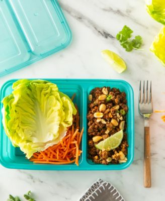 Good Cook Meal Prep Rectangle Two Compartment 30 Pack Container