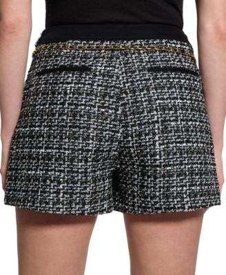【PORTERNA】Yvonne Tape Shorts GUESS Women's Yvonne Tweed Shorts - Macy's