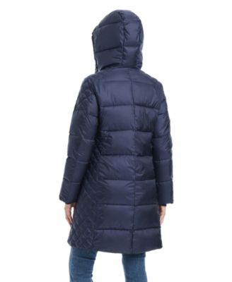 Women's Cire Mid-Length Fitted Puffer Coat