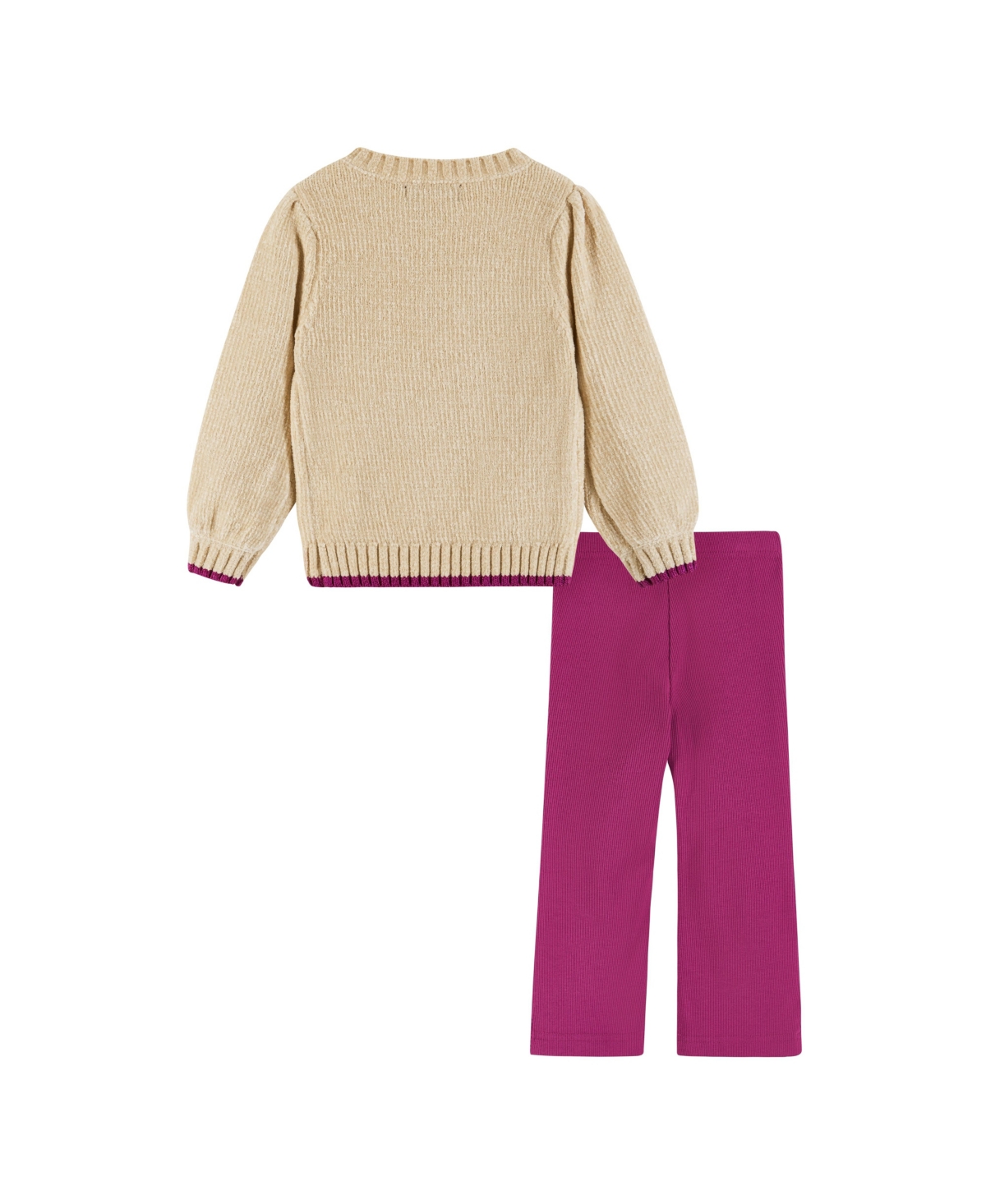 Andy & Evan Baby Girls Fall Themed Chenille Sweater & Legging Set