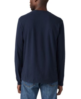 Men's Long-Sleeve Crewneck Pocket T-Shirt