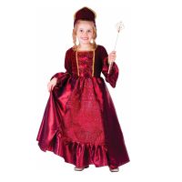 Burgundy Belle Ball Gown Costume Set - Toddlers Girls