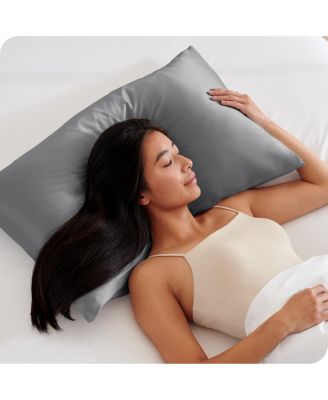 Poly Satin Zipper Closure Pillowcase Set