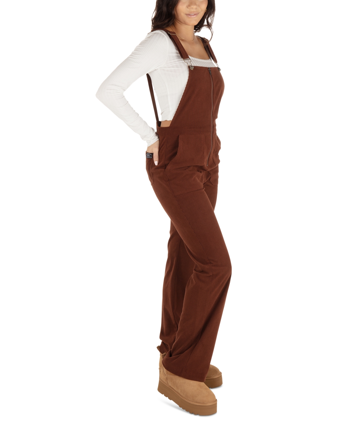 HURLEY JUNIORS' HOLLAND ZIPPER OVERALLS 