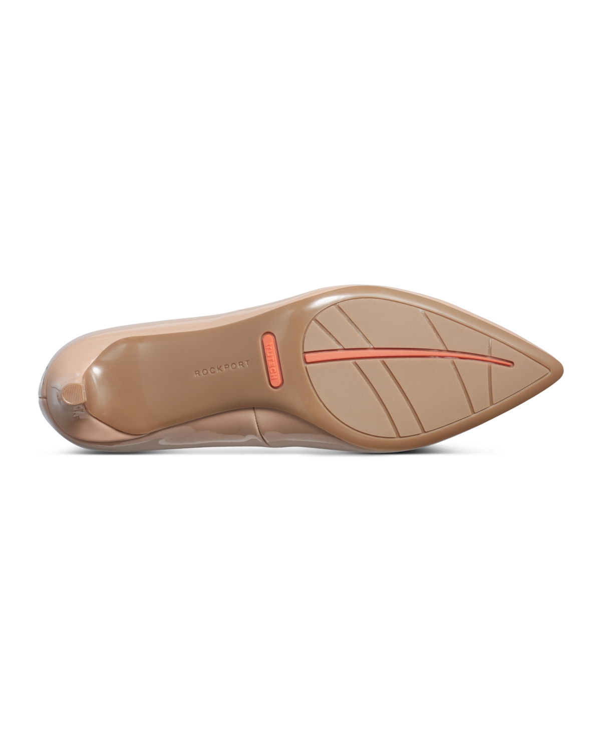 Shop Rockport Women's Cindy Pointy Toe Slip-on Dress Pumps In Light Natural Patent
