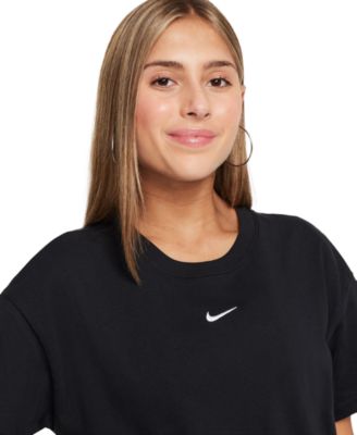 Big Girls Sportswear Essential Cotton Swoosh Logo T-Shirt