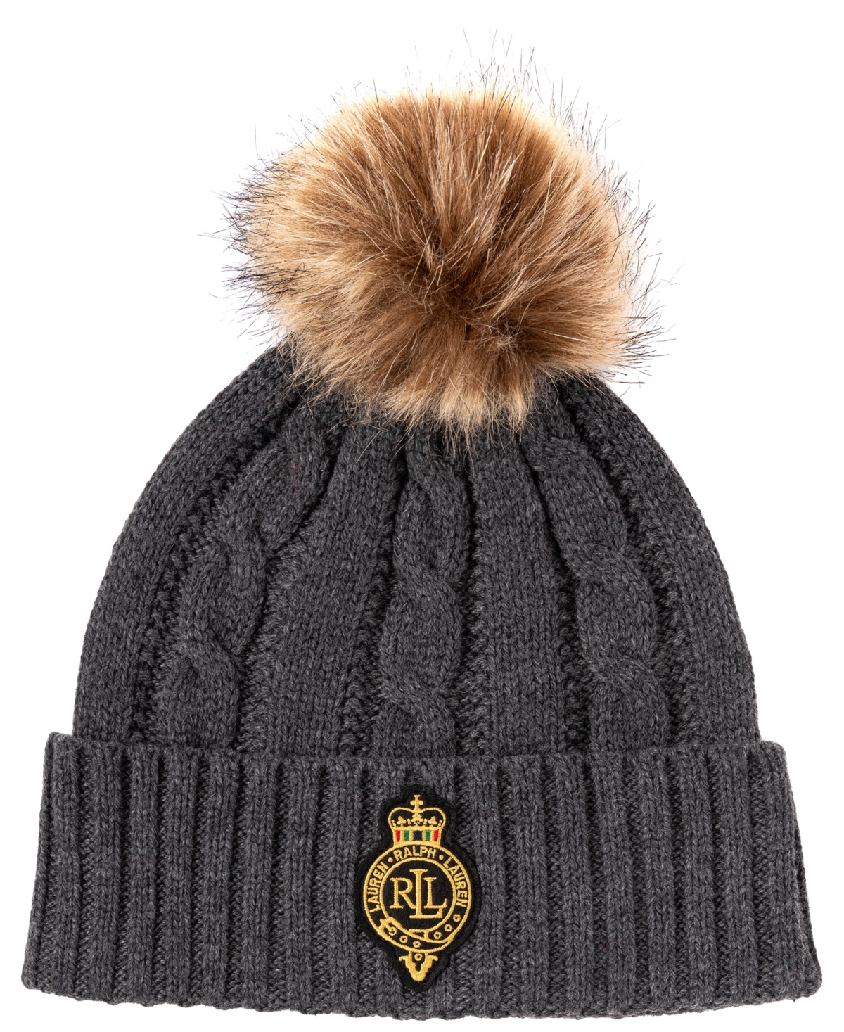 Lauren Ralph Lauren Cable Crest Patch Hat