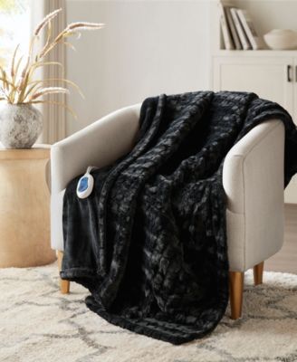 Zuri Electric Faux-Fur Throw, 50" x 70"