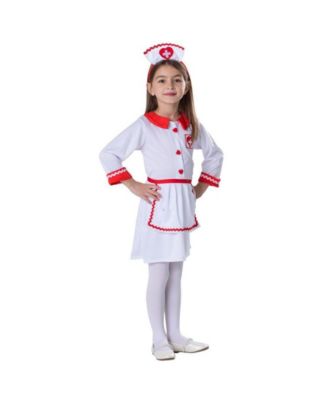 Red Cross Nurse Costume Set - Toddler Girls