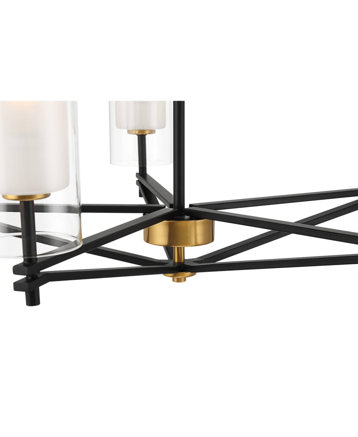 Possini Euro Design Nyack Modern Pendant Chandelier Ceiling Light Fixture Dining Room Over Table Kitchen Island Foyer Open Frame Hanging 5-Light B