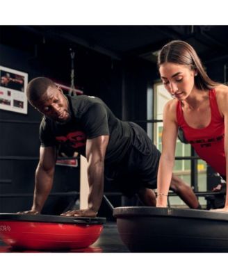 26 Inch Yoga Sports Pro Balance Trainer Ball Exercise Equipment, Red/Black