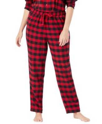 Plus Size Cotton Flannel Pants