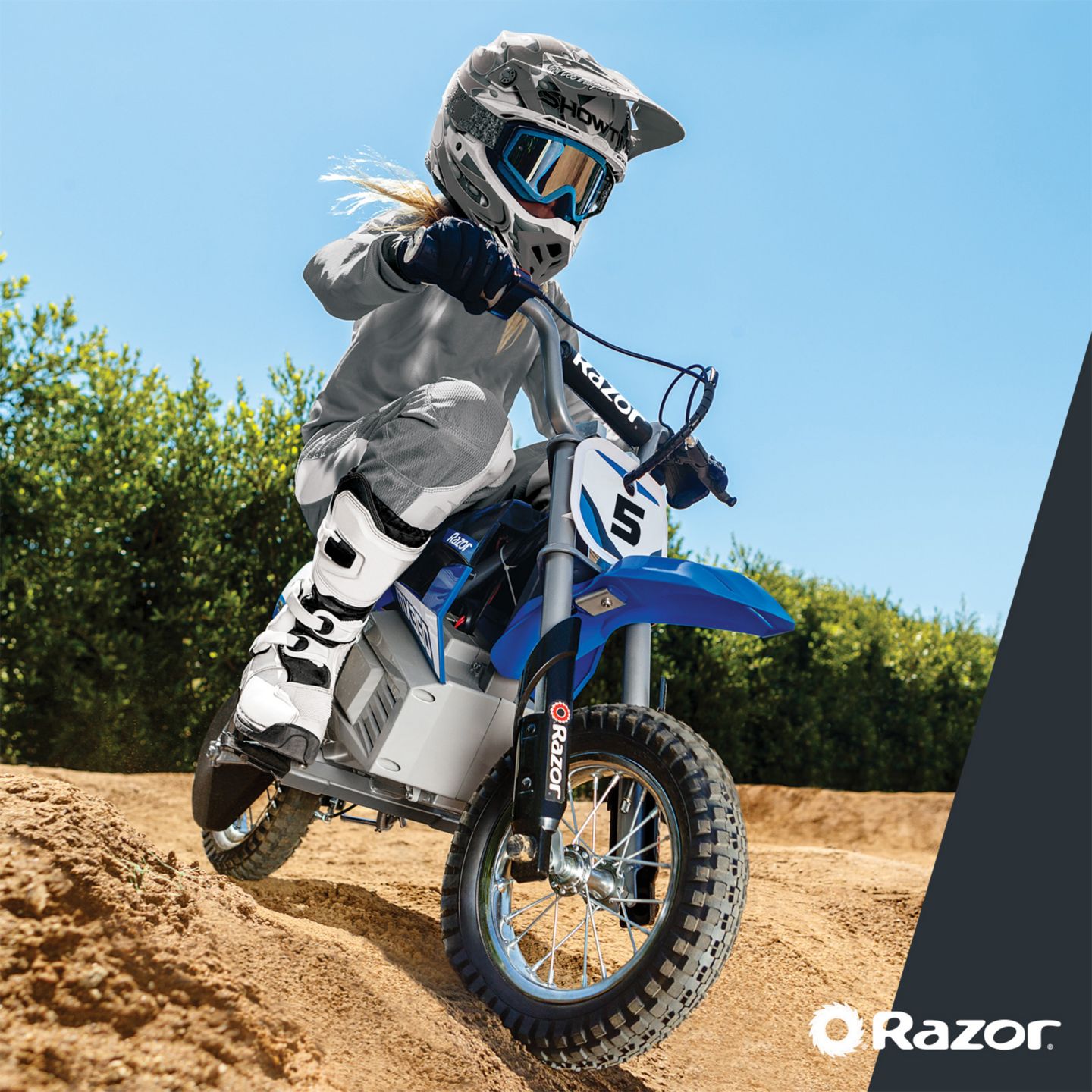 Детская игрушка Razor MX350 Dirt Rocket 24V Electric Dirt Bike, 140 lb. Capacity, Ages 8+ — фото 6