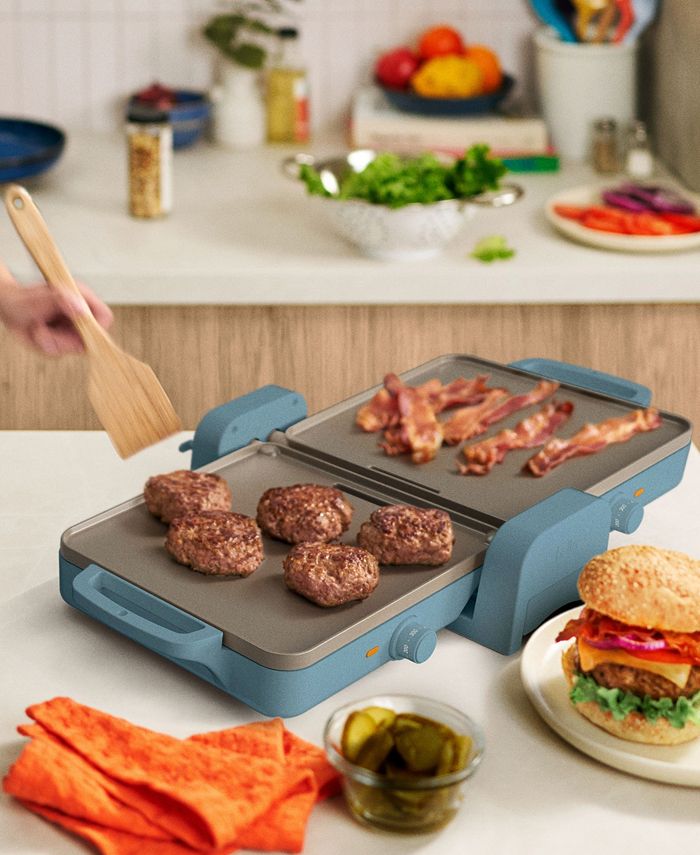 bella Fold & Store Dual Temp Griddle - Blue
