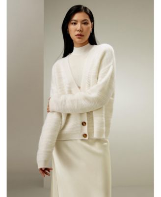 Women's Elegant V-Neck Cashmere Cardigan