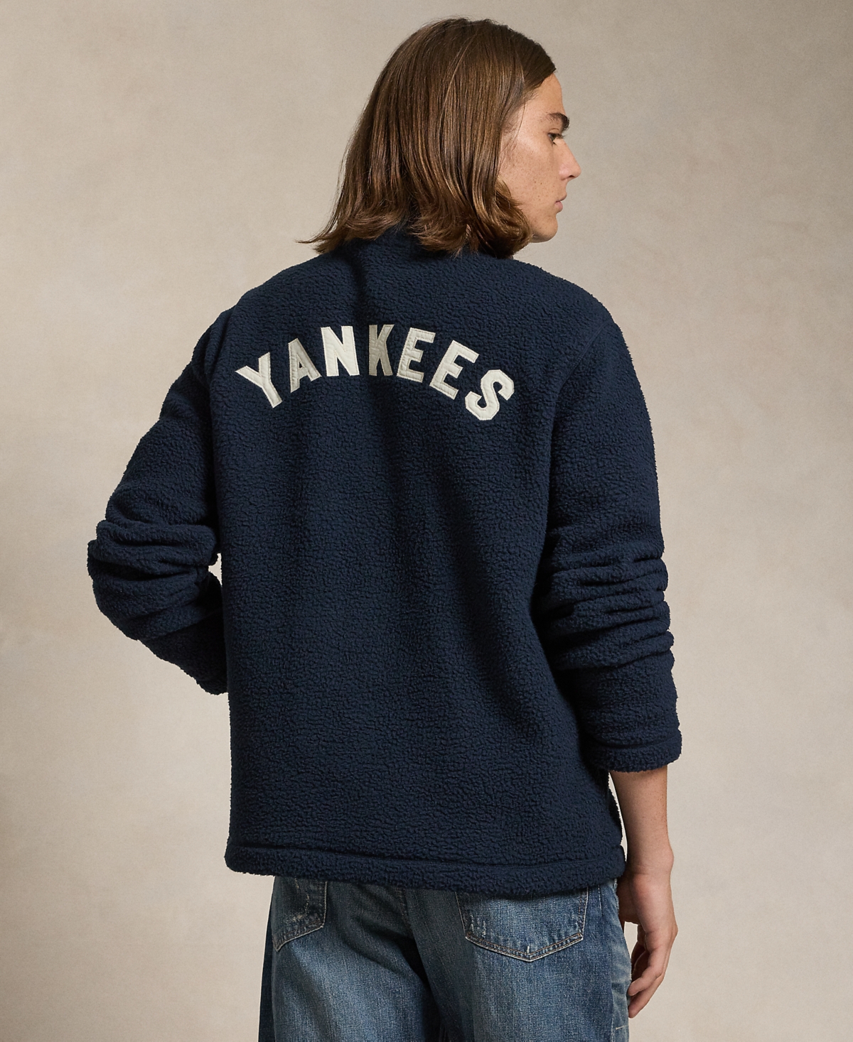 Polo Ralph Lauren Unisex Yankees Pullover -deckwash White