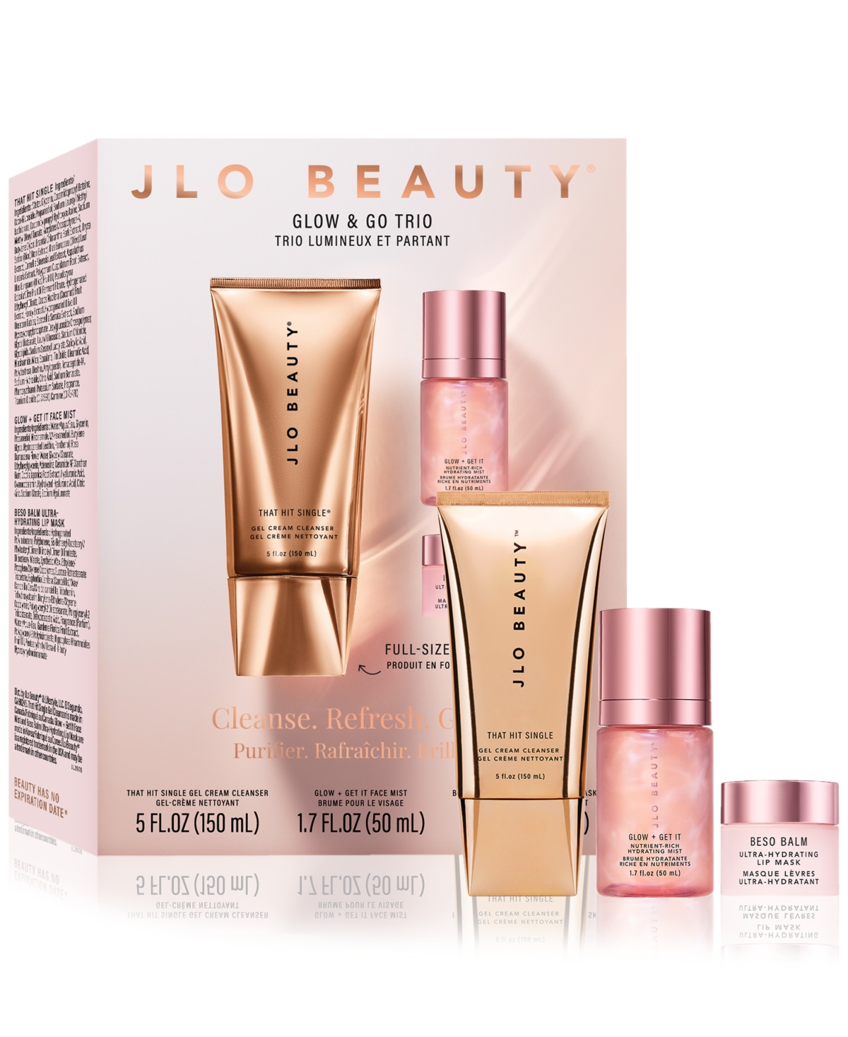 Jlo Beauty 3-pc. Glow & Go Skincare Set, Created For Macy's In No Color
