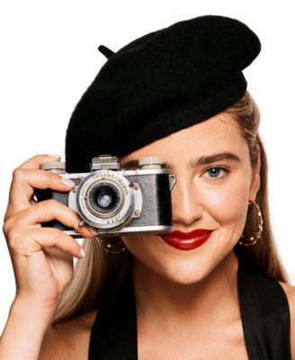 Gold-Tone Medium Cubic Zirconia Double-Row Hoop Earrings, 1.75" 