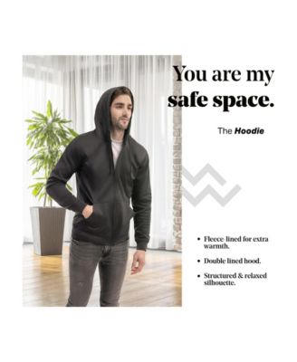 Men's Premium Zip-Up Hoodie for Men with Smooth Silky Matte Finish & Cozy Fleece Inner Lining Sweater with Hood