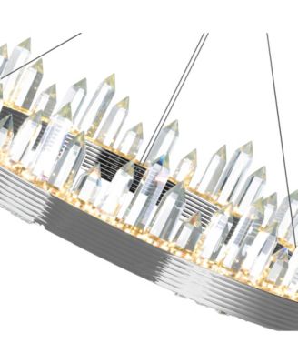 6" Metal Agassiz LED Chandelier