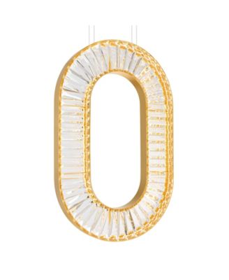 30" Metal Bjoux LED Chandelier