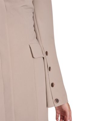 calvin klein long sleeve crepe blazer dress Calvin Klein Women's Crepe V-Neck Blazer Dress