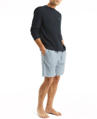 Men's Crafted Striped Poplin Sleep Short