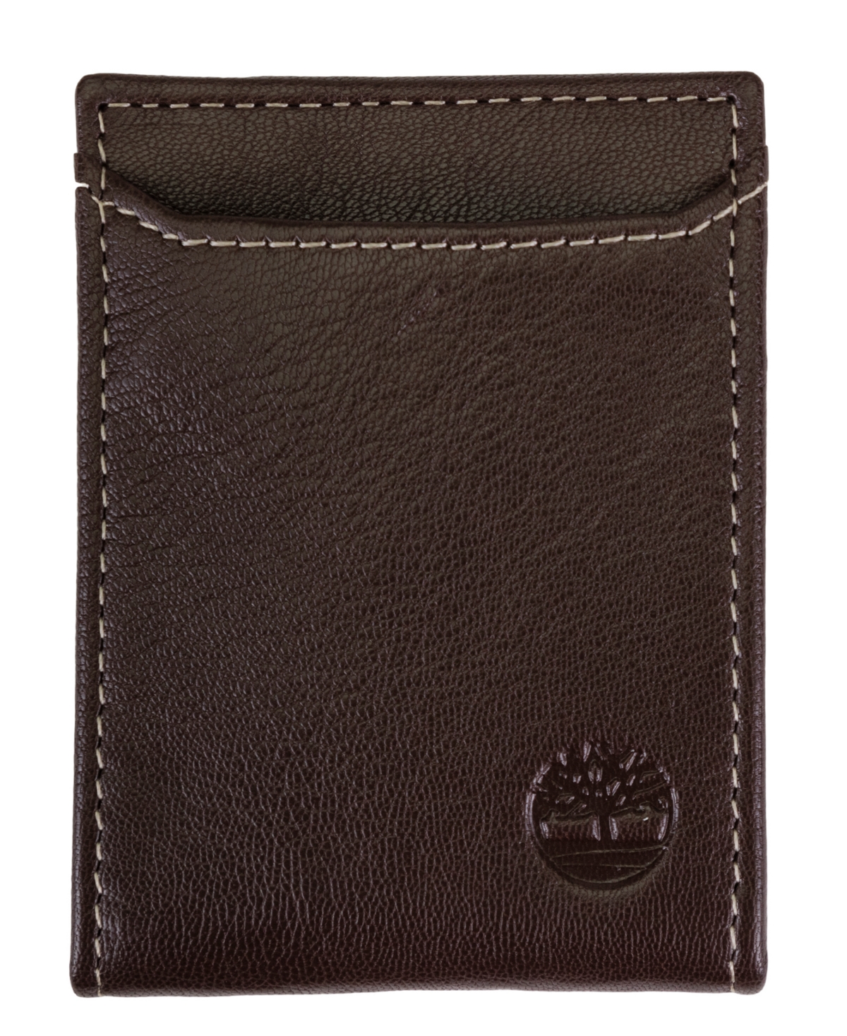 Men's Blix Flip Clip Leather Wallet - Brown