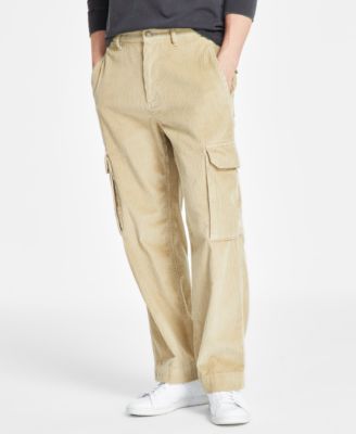 Sun + Stone Men's Riley Corduroy Cargo Pants, Exclusively at
