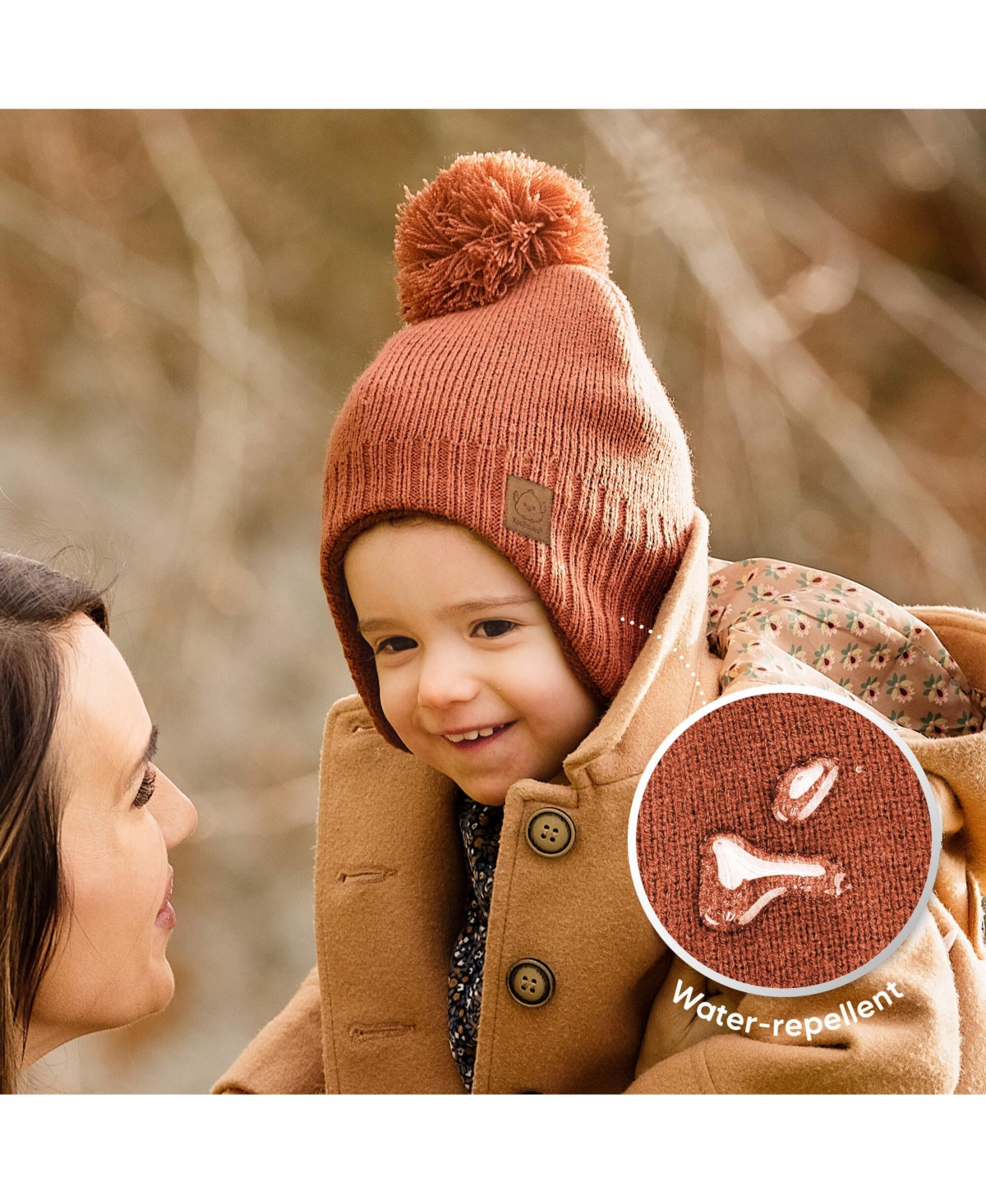 KeaBabies Muff Baby Beanie, Baby Hat for Baby Boys, Girls, Winter Hats for Kids, Newborn, Infant, Toddler 0-36 months