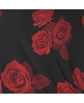 Women's Long Sleeve Printed Powermesh Maxi