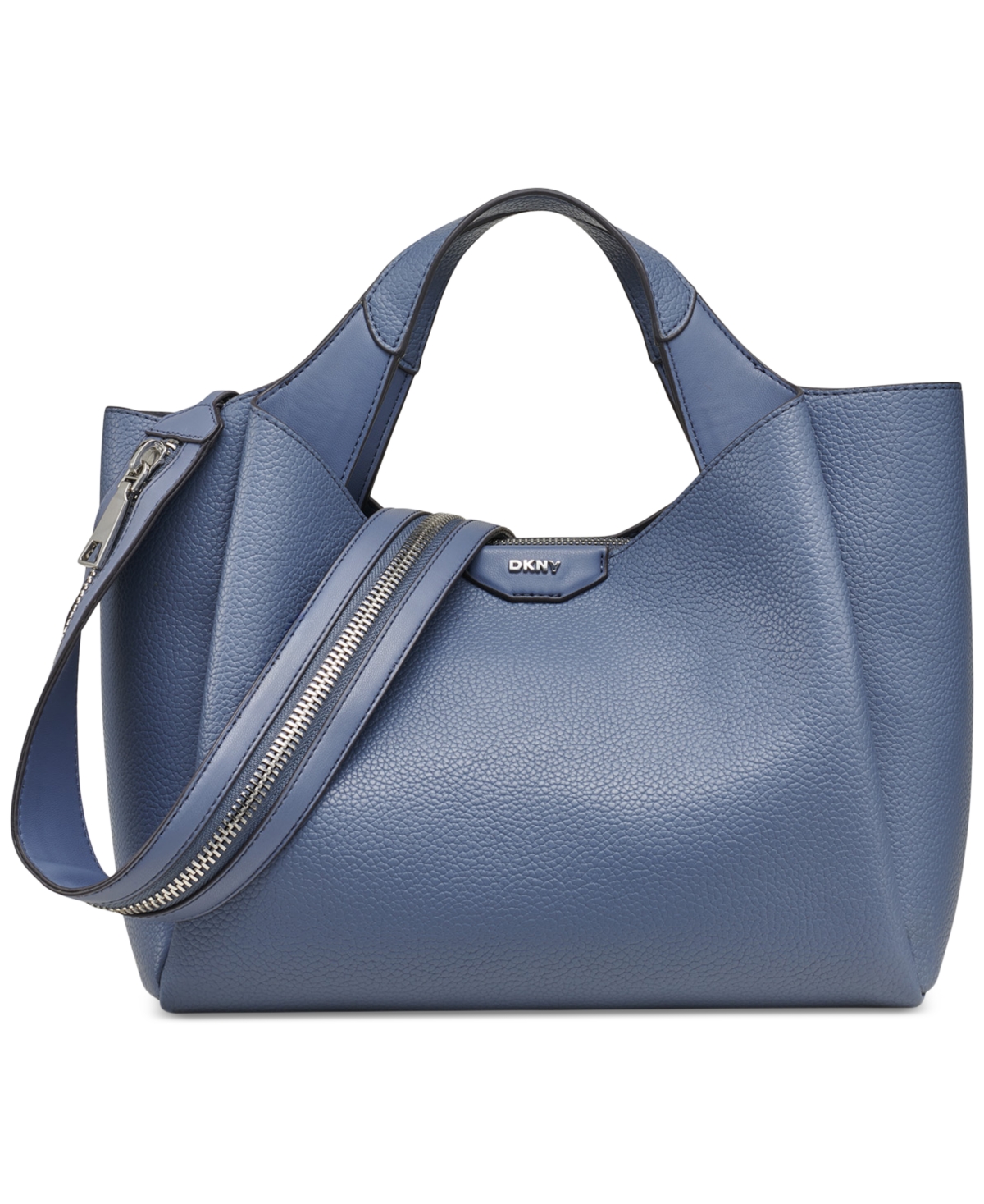 Dkny Willa Top Handle Satchel - Black/silv | Smart Closet