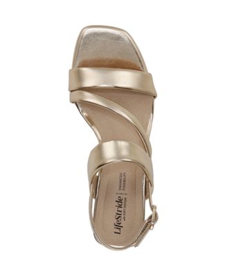 Women's Celia Asymmetrical Block Heel Dress Sandals