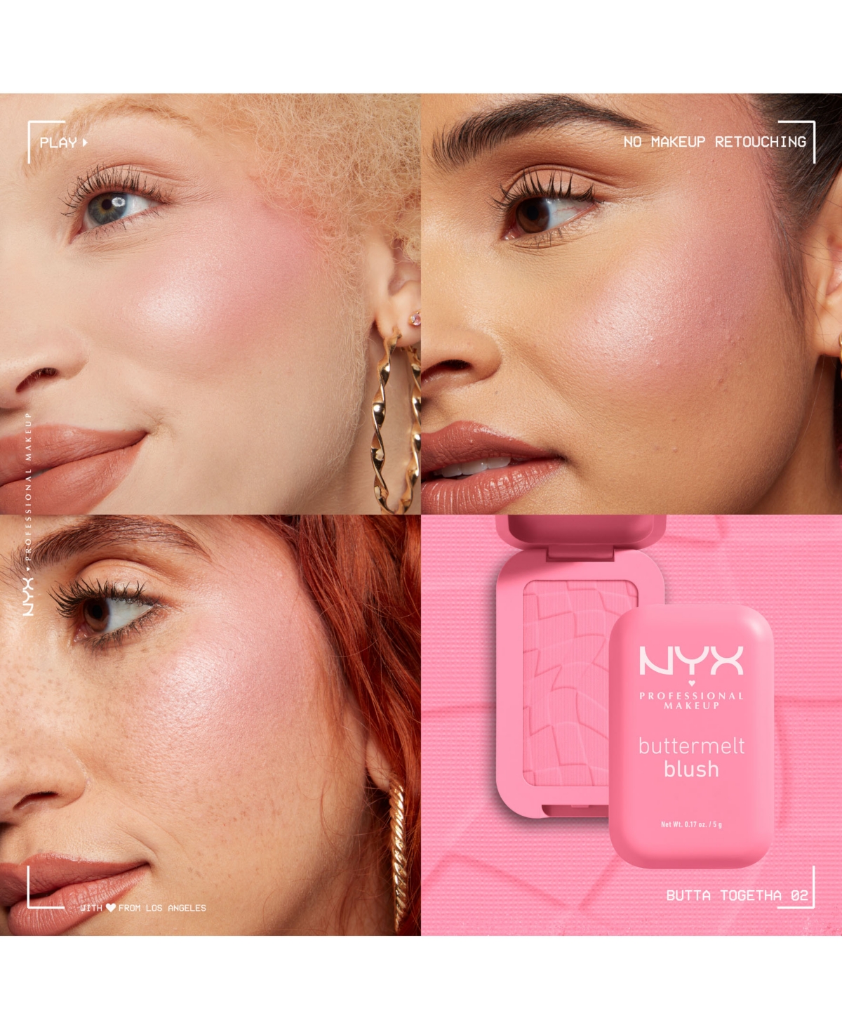 Nyx Professional Makeup Buttermelt Blush In Butta Togetha