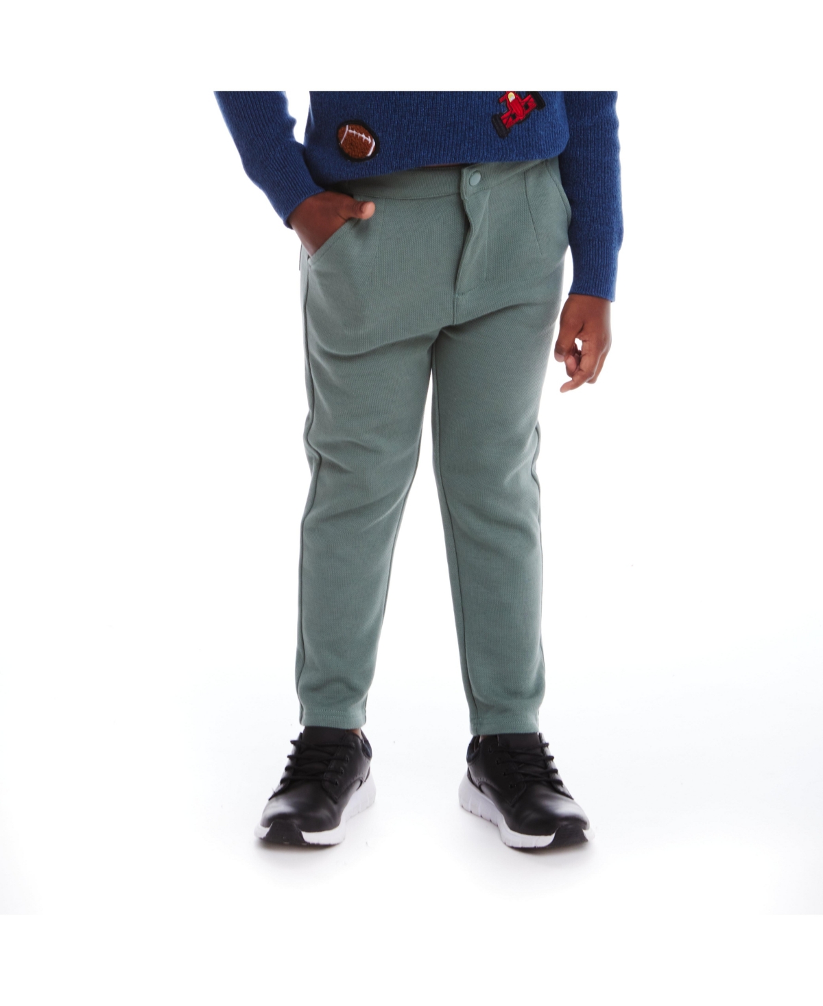 Andy & Evan Toddler Boys Toddler/ChildPique Pant - Green