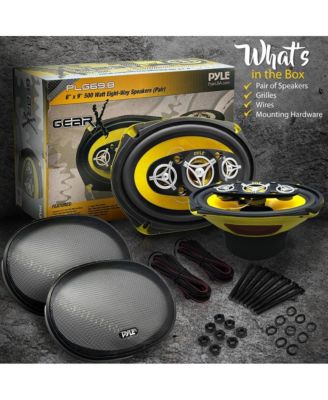 6'' x 9'' Eight-Way Car Speakers, 500 Watt