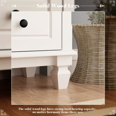 Modern White 6-Drawers Wood Chest of Drawer Dresser，bedroom nightstand, wooden end table