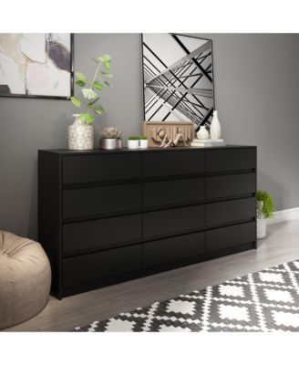 1Pc Particle Board 12-Drawer, Elegant Chest of Drawers