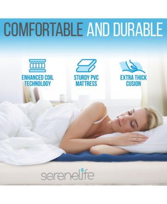 Premium Raised Airbed With Steel Frame and Built-In Pump (Twin)