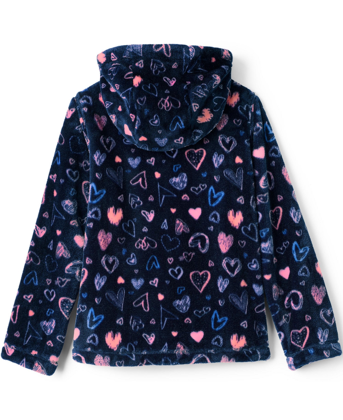 Lands' End Girls Softest Fleece Hoodie