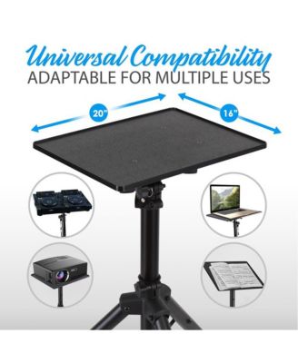 Universal Laptop Device Stand - Height Adjustable Tripod Mount (Set of 2)