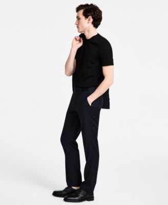 Men's Modern-Fit Wool Blend Suit Pants