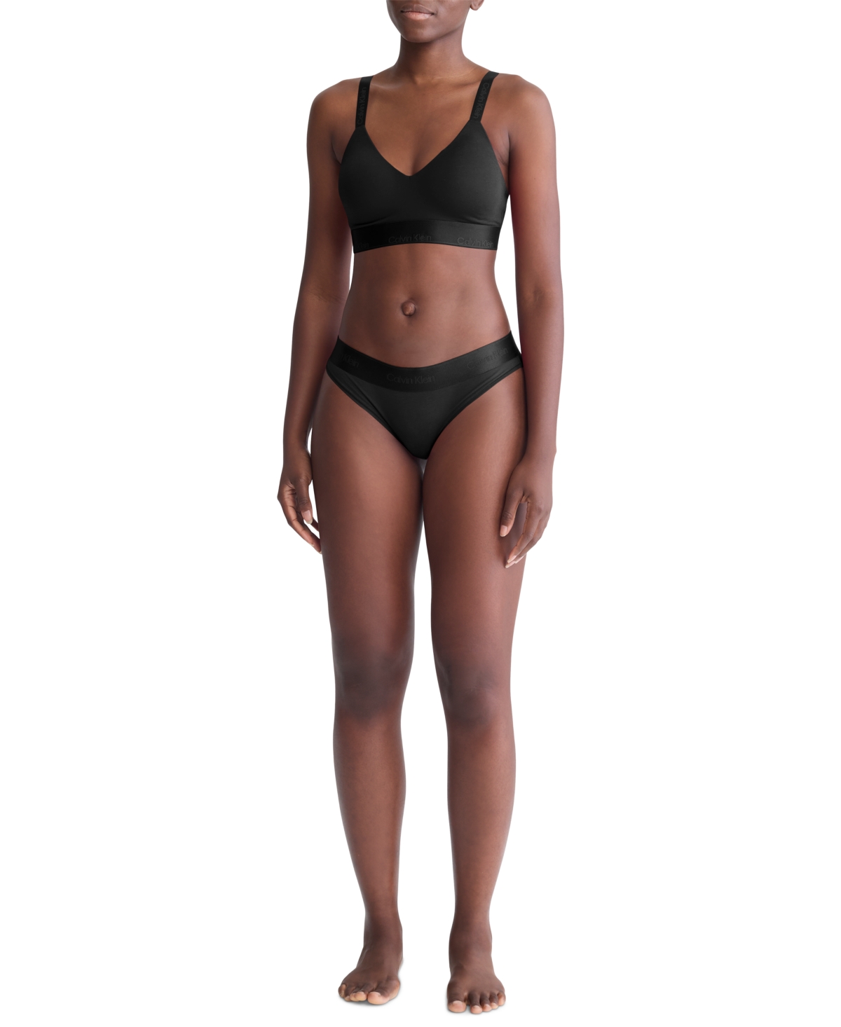 Calvin Klein Women's Modern Cotton Holiday Lightly Lined Bralette