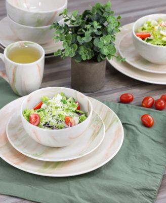 Marble 16 Pc. Dinnerware Set, Service for 4