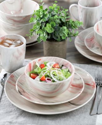 Marble 16 Pc. Dinnerware Set, Service for 4