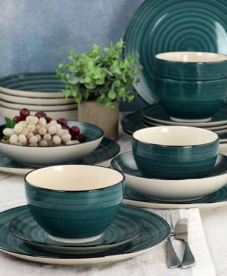 Gia 24 Pc. Dinnerware Set, Service for 6