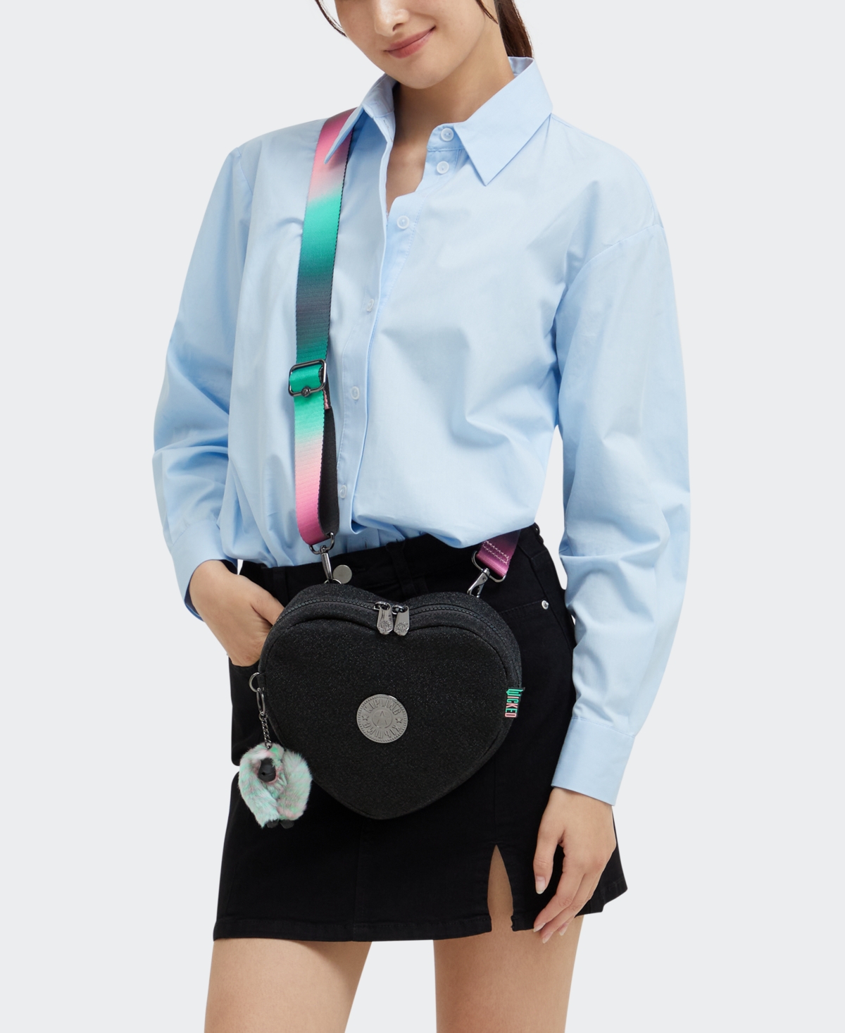 Kipling Hearty Convertible Backpack - Glitter Magic | Smart  display picture 1