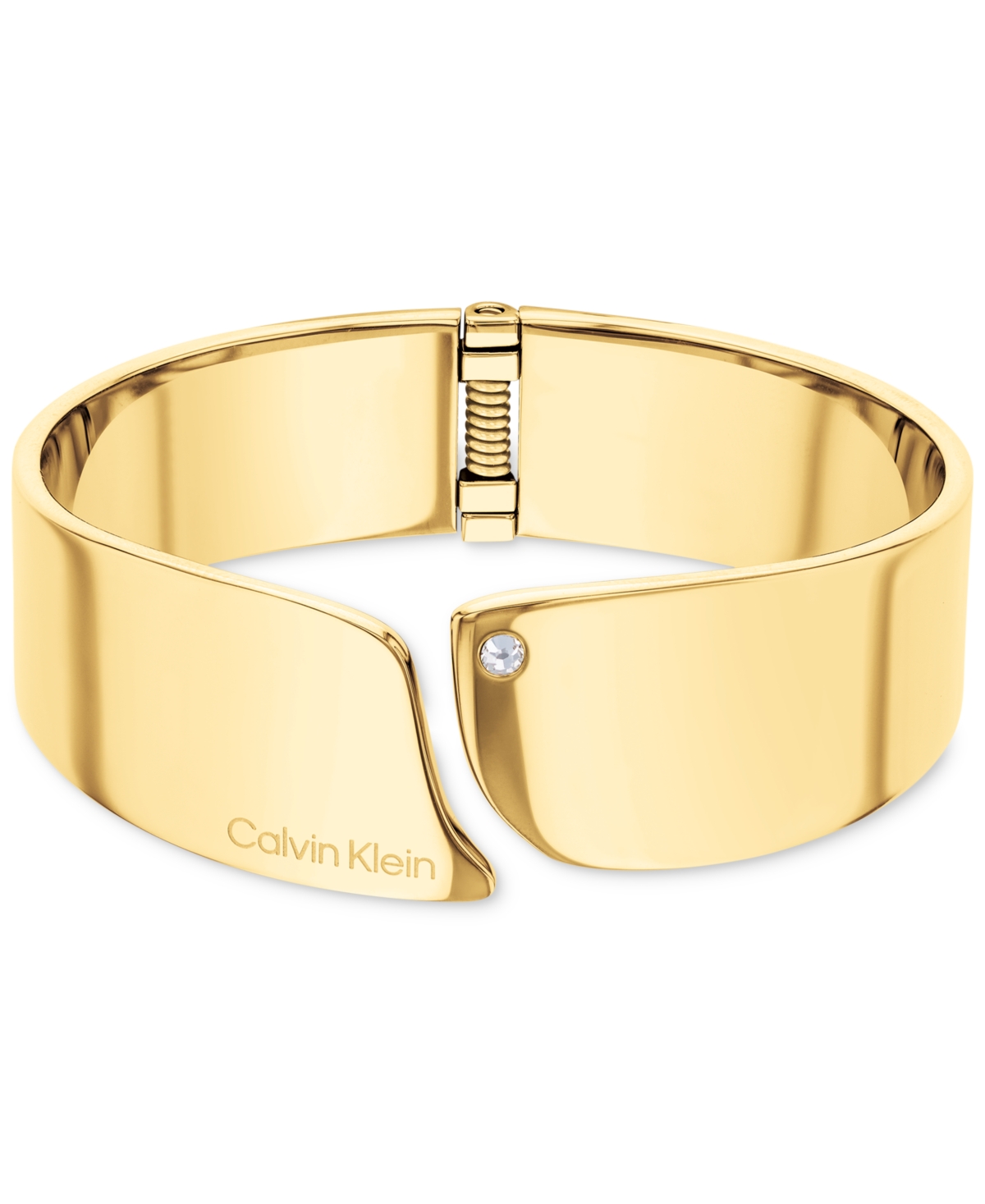 Calvin Klein Women's Minimalist Organic Shape Bangle In Gold