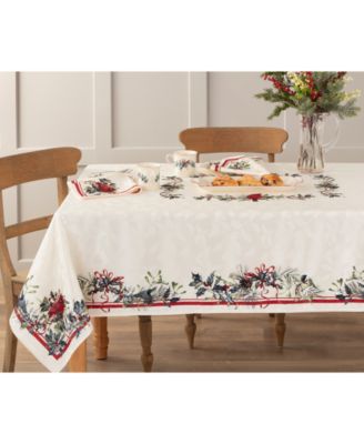 Lenox - Holiday Winter Greetings Tablecloth, 60" x 120"
