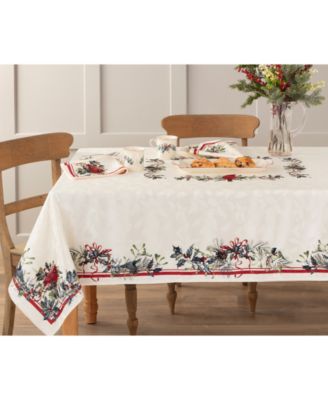 Lenox Holiday Winter Greetings Tablecloth, 60" x 102"